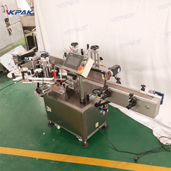 VK-BCL-2C Automatic Carton Box Double Corner Wrap Tamper-Evident Labeling Machine