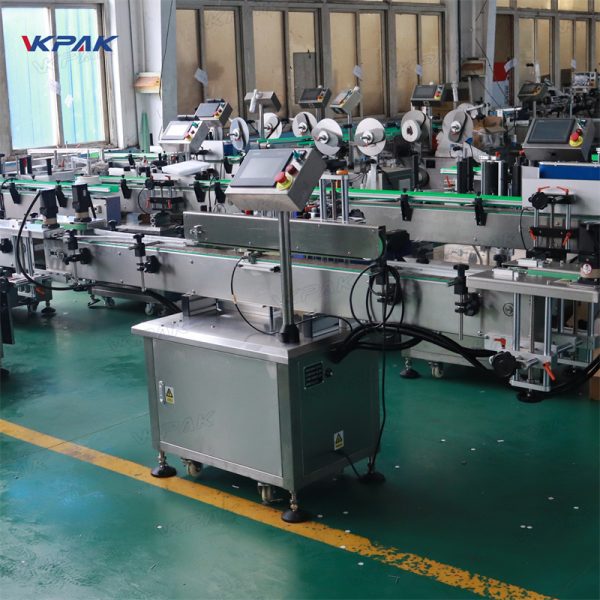 VK-BCL Automatic Carton Flat Box Tamper-Proof Corner Wrap Sticker Labeling Machine