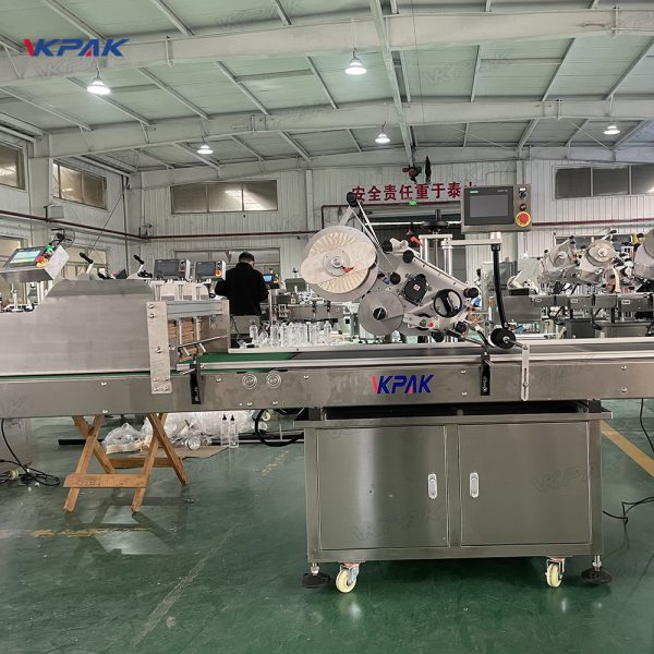 VK-FPL-Z Automatic Flat Folding Cardboard Corrugated Carton Box Labeling Machine