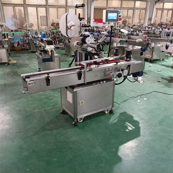 VK-FTL-3S Automatic C-Wrap 3 Side Labeling Machine For Clamshells and Trays