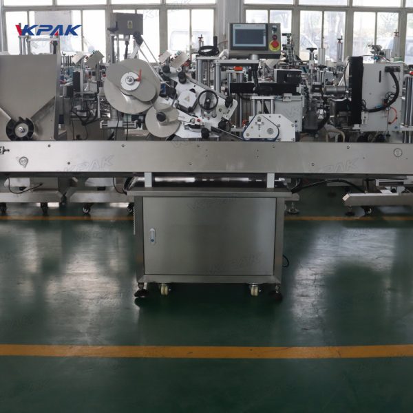 VK-HRL Automatic Horizontal Syringe Round Ampoule Bottle Vials Sticker Labeling Machine