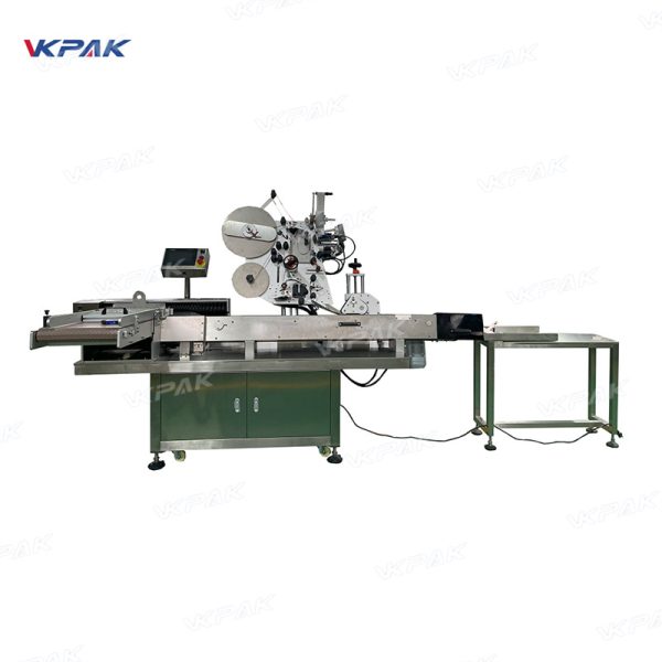 VK-HRL-HB High-Speed Horizontal Labeling Machine With Bottle Horizontal To Vertical Mechanism