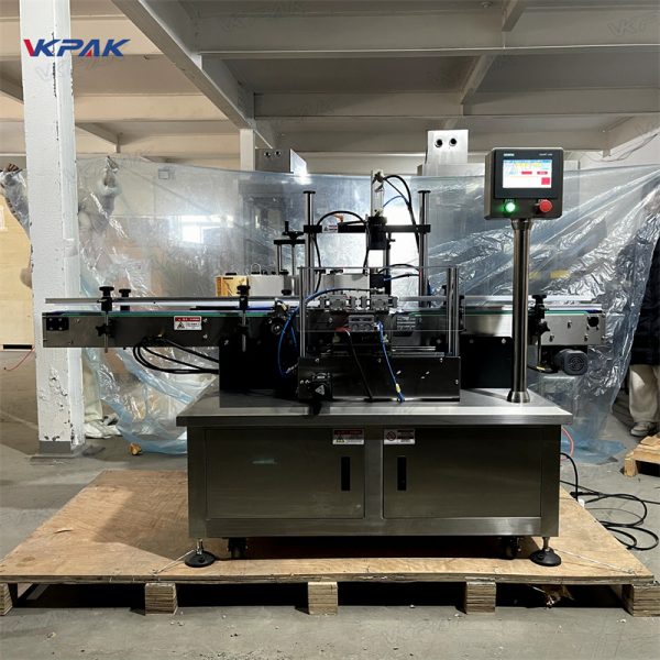 VK-RBWL Vertical Rotating Square Bottle Wrap Around Labeling Machine