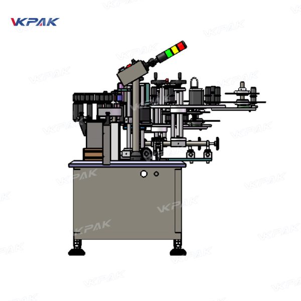 VK-SPL-D Double-Layer Star Disk Long-Necked Juice Wine Liquor Bottle Labeling Machine