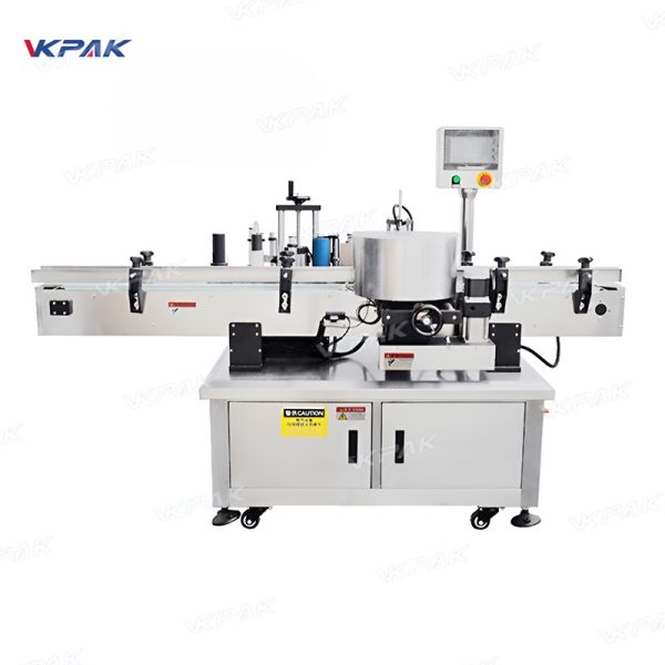 VK-SPL-S Automatic Chocolate Sauce Cream Round Bottle Star Wheel Labeling Machine