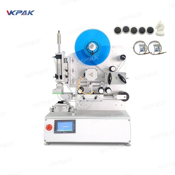 VK-T804 Semi-Automatic High-Precision Flat Labeling Machine