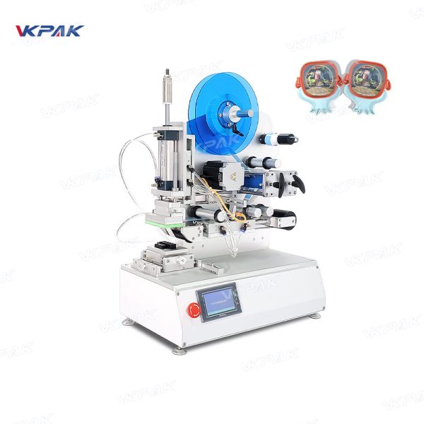 VK-T804 Semi-Automatic High-Precision Flat Labeling Machine