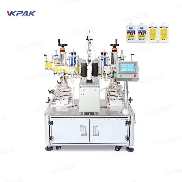 VK-T806 Semi-Automatic Double Side Sticker Labeling Machine