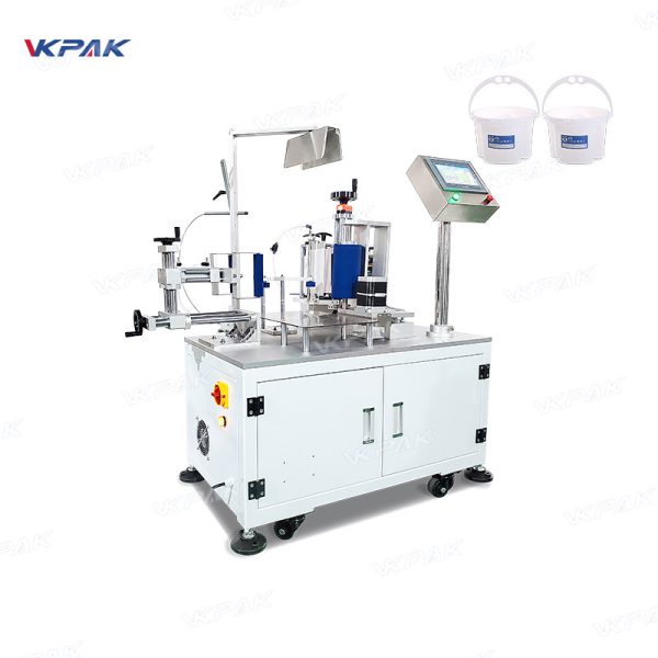 VK-T809 Semi Automatic Bucket Pail Labeling Machine