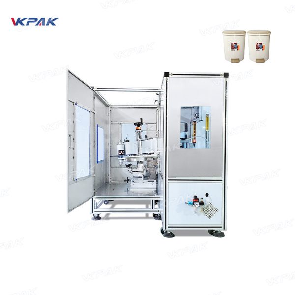 VK-T809 Semi Automatic Bucket Pail Labeling Machine