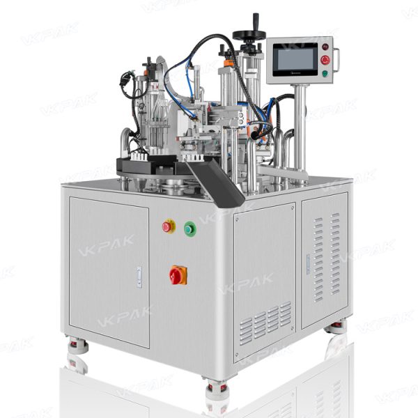 VK-TFS-005 Semi Automatic Monodose Strips Small Plastic Ampoule Tube Filler Sealer