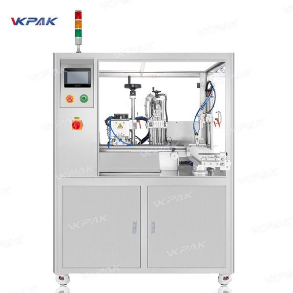 VK-TFS-005U Automatic Cosmetic Serum Single Dose Strips Ceramic Pump Filler Sealer Machine