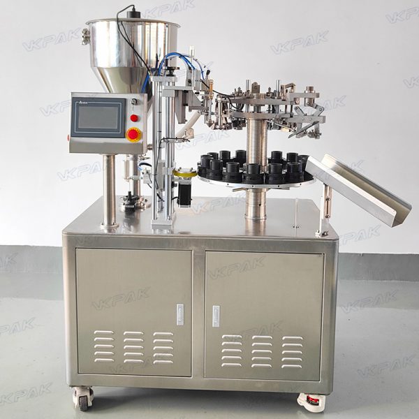 VK-TFS-006A Semi-Automatic Aluminum Metal Tube Toothpaste Filling Sealing Machine