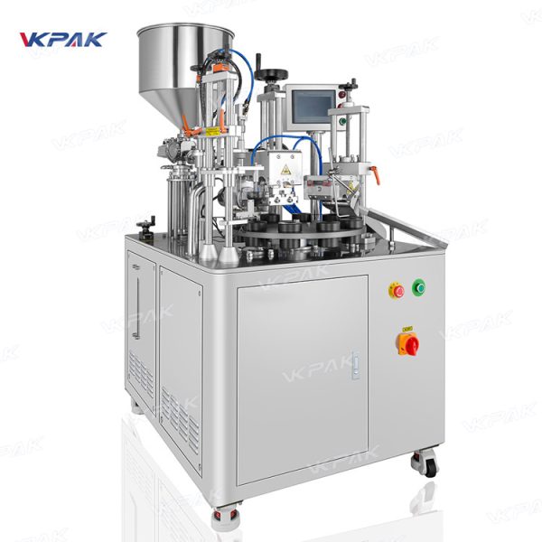 VK-TFS-006U Semi Automatic Ultrasonic Paste Plastic Tube Filling And Sealing Machine