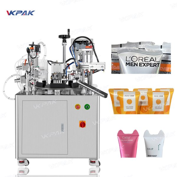 VK-TFS-006U Semi Automatic Ultrasonic Paste Plastic Tube Filling And Sealing Machine