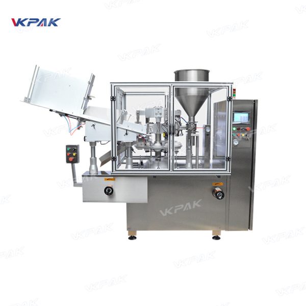 VK-TFS-009A Automatic Ointment Toothpaste Collapsible Aluminum Tube Filling Sealing Machine