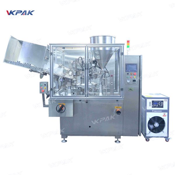 VK-TFS-009H Automatic Cosmetic Plastic Laminated Soft Tube Filling And Sealing Machine