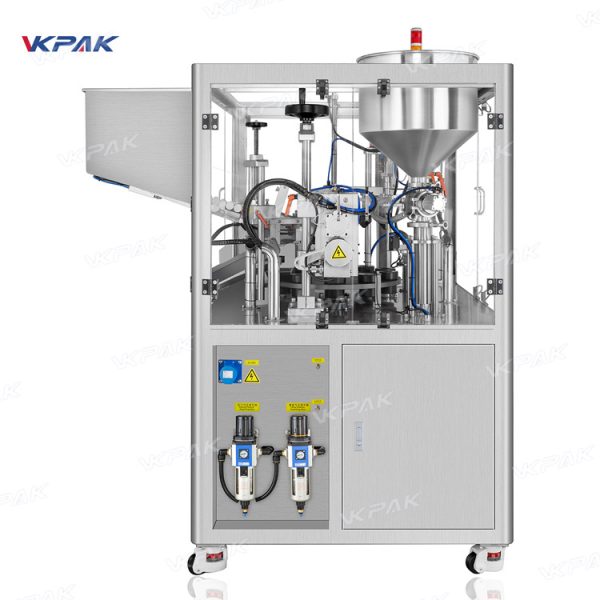 VK-TFS-009U Automatic Ultrasonic Cosmetics Cream Ointment Soft Tube Filling Sealing Machine