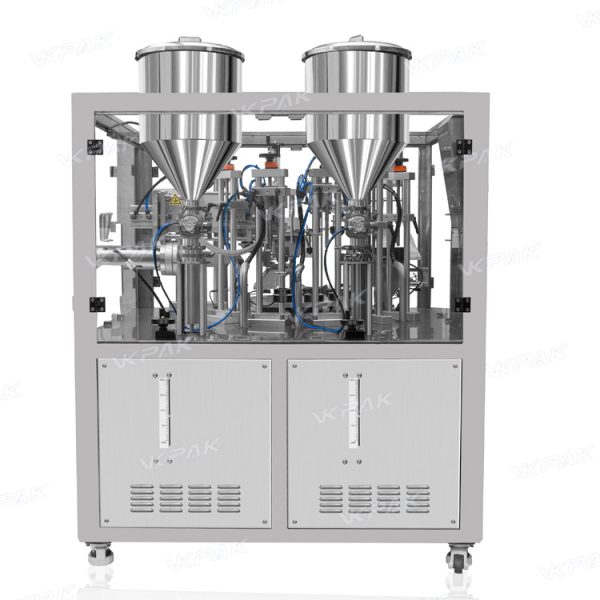 VK-TFS-009UDC Automatic Dual-Chamber Cosmetic Tube Filling Machine