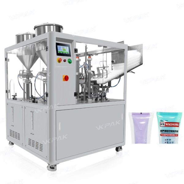 VK-TFS-009UDC Automatic Dual-Chamber Cosmetic Tube Filling Machine