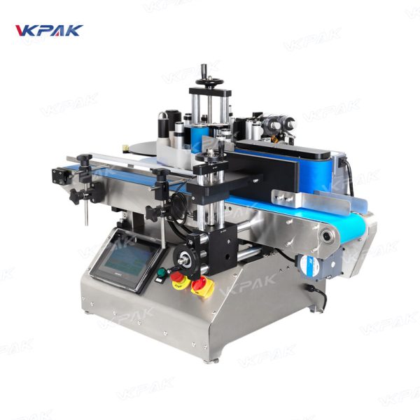 VK-TL Automatic Tabletop Round Dropper Essential Oil Bottle Self-Adhesive Labeling Machine