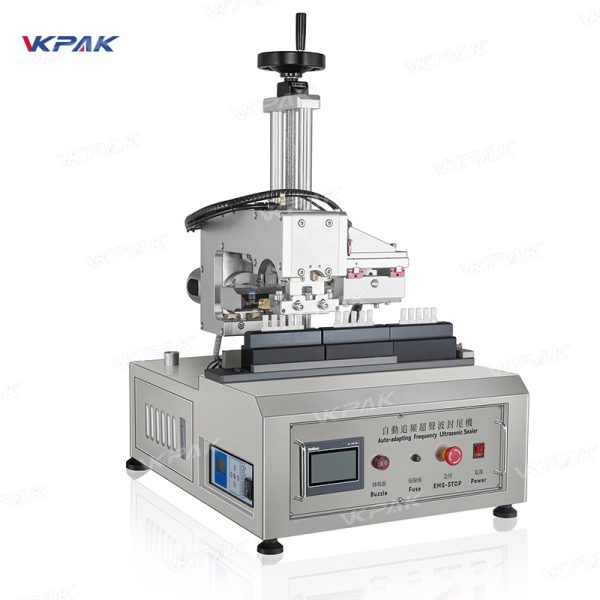 VK-UTS-003 Semi Automatic Linear Type Ultrasonic Tube Sealing Machine For Monodose Strip Tube