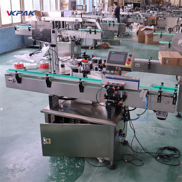 VK-VRL-H High Speed Vertical Juice Sauce Round Bottle Self-Adhesive Labeling Machine