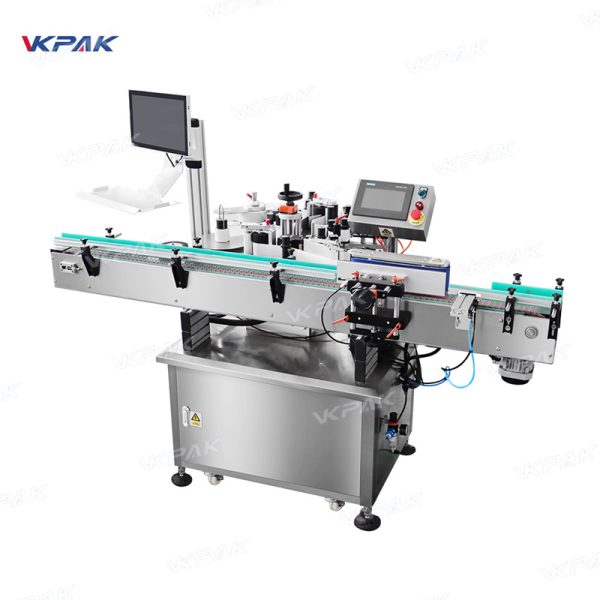 VK-VRL-H High Speed Vertical Juice Sauce Round Bottle Self-Adhesive Labeling Machine