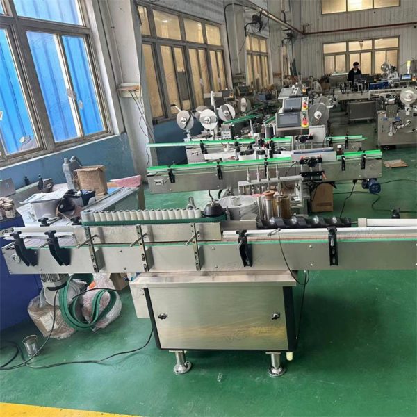 VK-SPL-S Automatic Linear Bottle Jars Cans Cold Wet Glue Paste Paper Labeling Machine